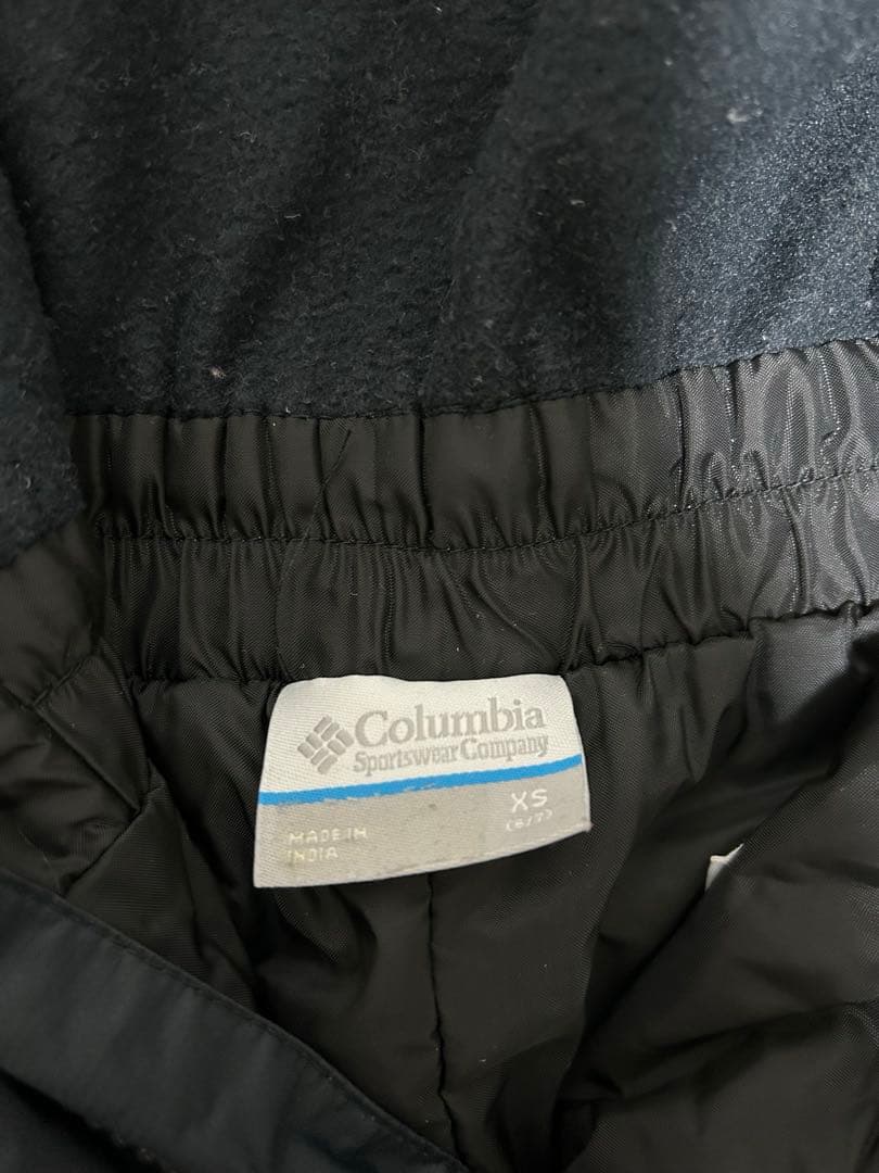 Columbia 子ども用スキーウェア 黒/オレンジ