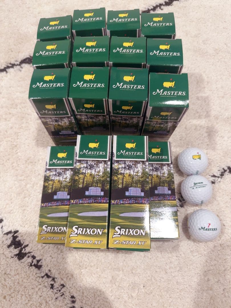 スリクソンZ-STAR XV 新品未使用 マスターズ限定 ゴルフボール 54個