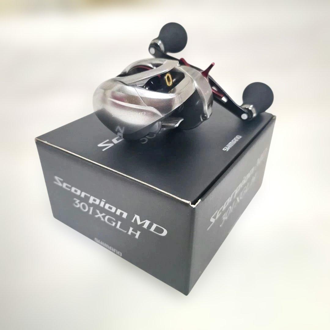 【142】美品 シマノ スコーピオンMD 301XGLHベイトリール【左巻き】
