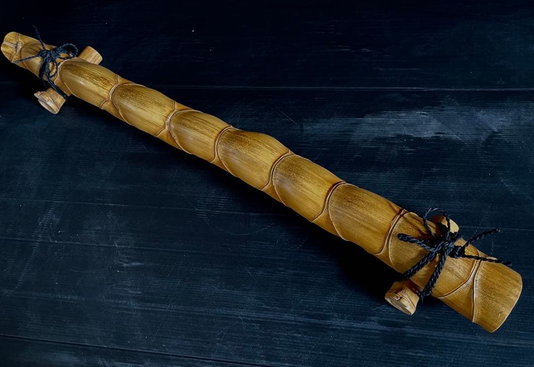 「母」 亀甲竹 結界 竹 紙箱 茶道具 風炉先 煎茶 （Ｂ）