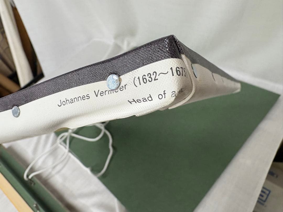 フェルメール　真珠の耳飾りの少女　青いターバンの少女　絵画　西洋絵画　印刷