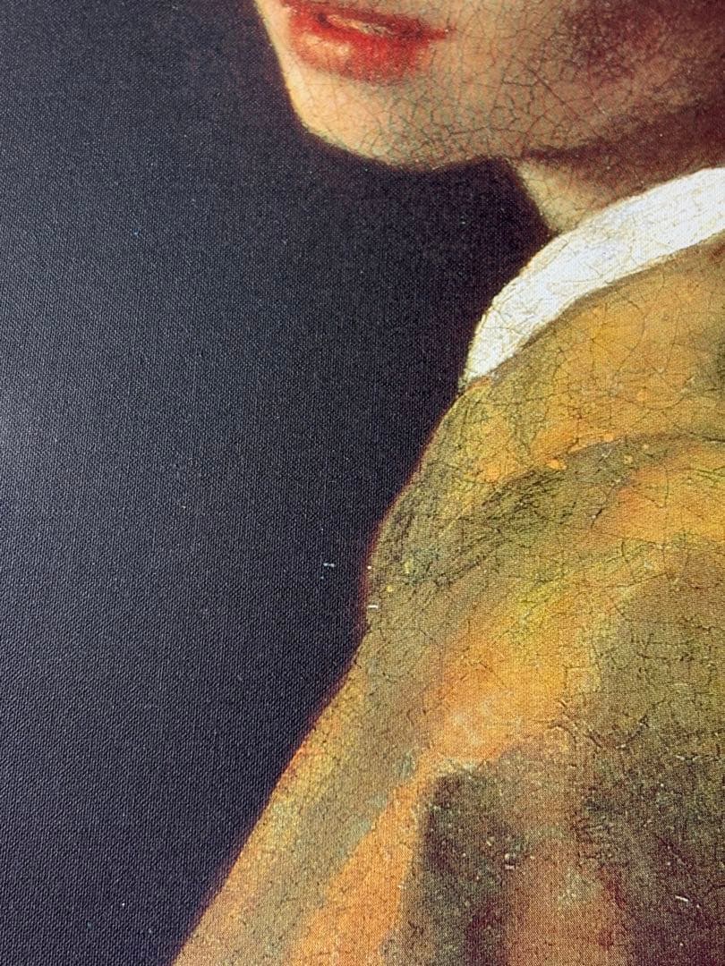 フェルメール　真珠の耳飾りの少女　青いターバンの少女　絵画　西洋絵画　印刷