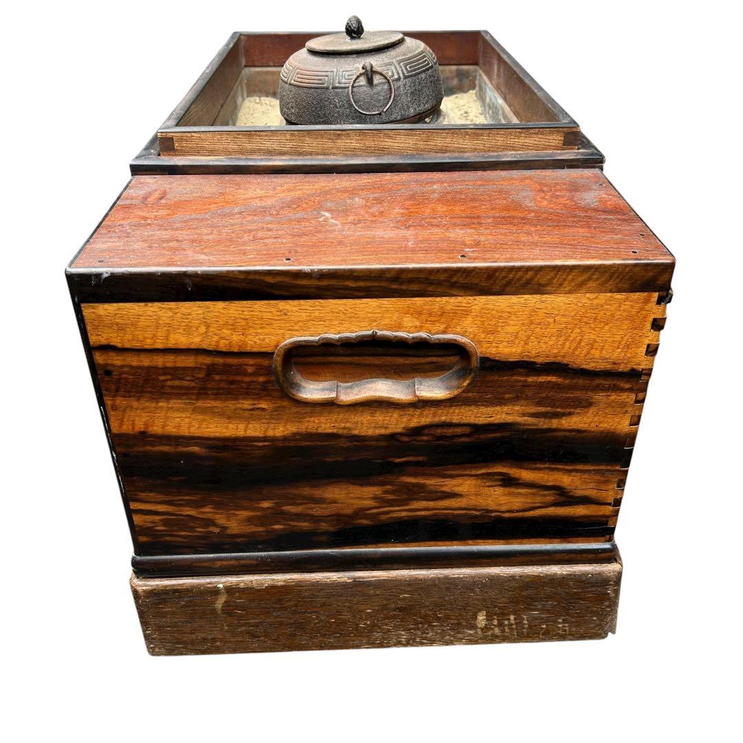 関東火鉢 長火鉢 囲炉裏 古民具 茶道具 レトロ 古民家 木製 和家具