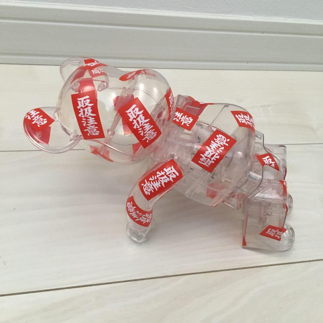 ベアブリック 400% 取扱注意　スケルトンタイプ　即完売品‼️