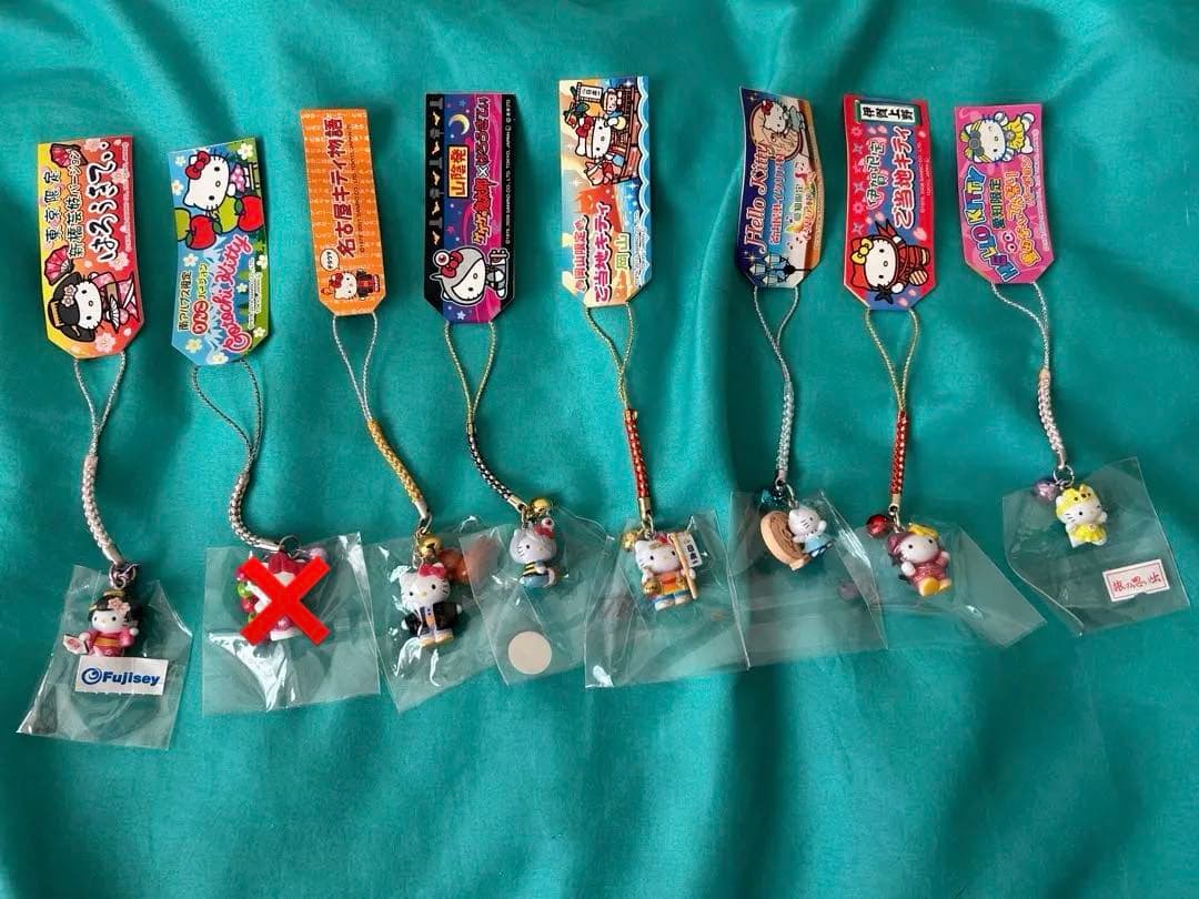 ハローキティのストラップ セット