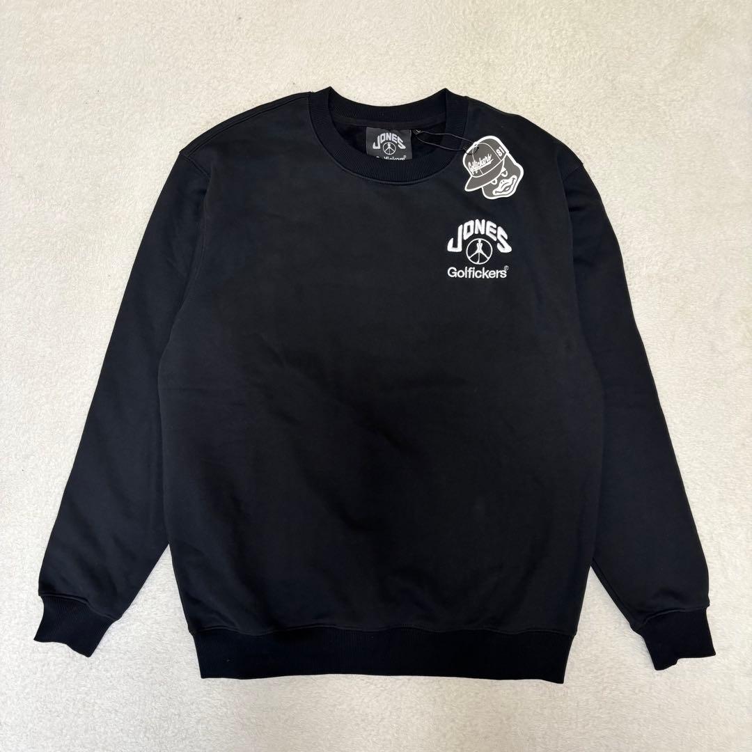Golfickers × JONES スエット トレーナー ブラック Lサイズ