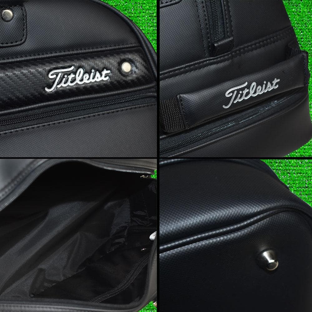 Titleist/タイトリスト ゴルフ ボストンバッグ【ブラック】美品！