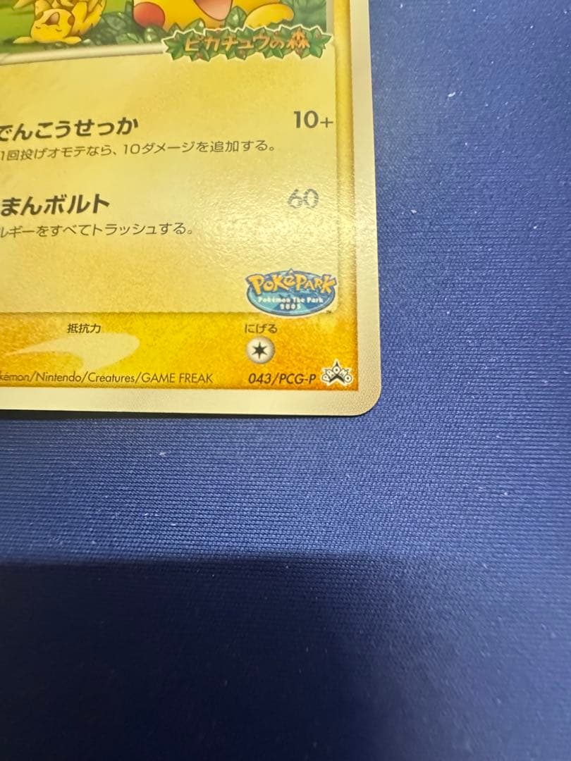 ポケモンカード ポケパークのピカチュウ