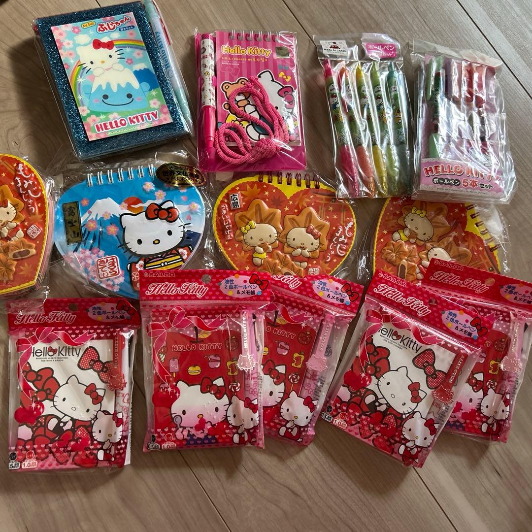 キティ メモ帳 ボールペン セット サンリオ