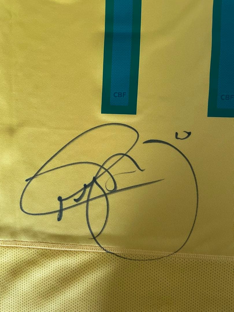 ネイマール 直筆サイン ブラジル代表 ユニフォーム オートグラフ 正規品 #11