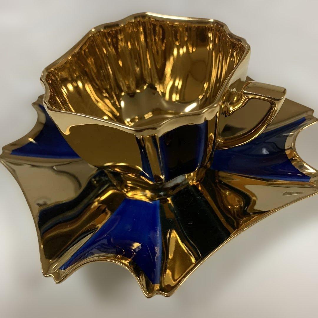 金彩飾 アンティークリモージュ復刻版 カップ&ソーサー