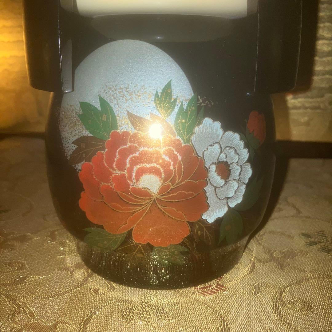 【特級呪物】金彩の花が描かれた美しきこけし人形　座敷童子様　縁起物　金運　開運