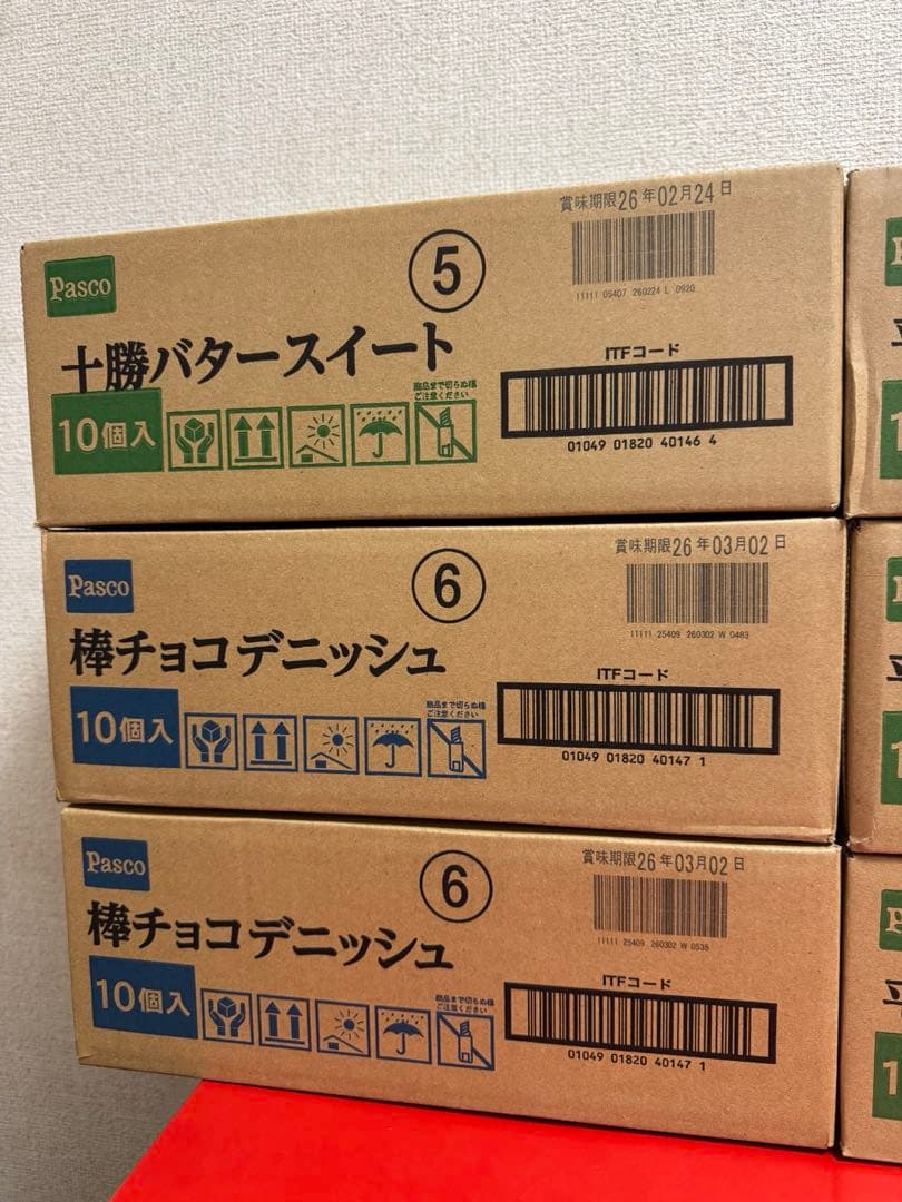 【Pasco パスコ】 ロングライフブレッド4種 6箱 計60個