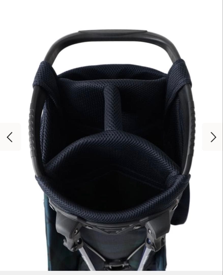 【新品未使用】BEAMS GOLF キャディバッグ ネイビー・チェック