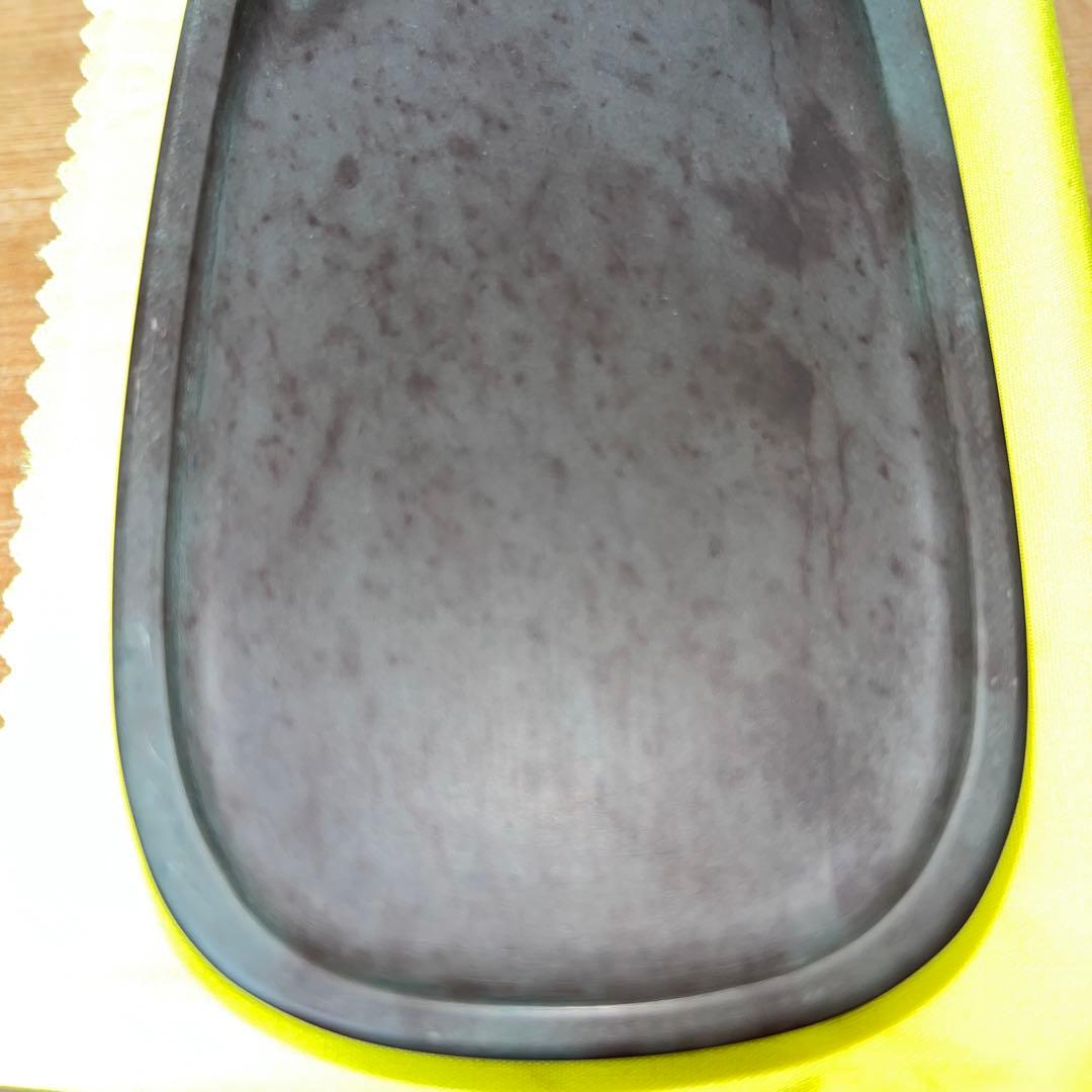 ⭕️赤間紫金石　赤間硯　下井百合昭　昭竜山　新品美品　小判型　手間かかる　女性好み