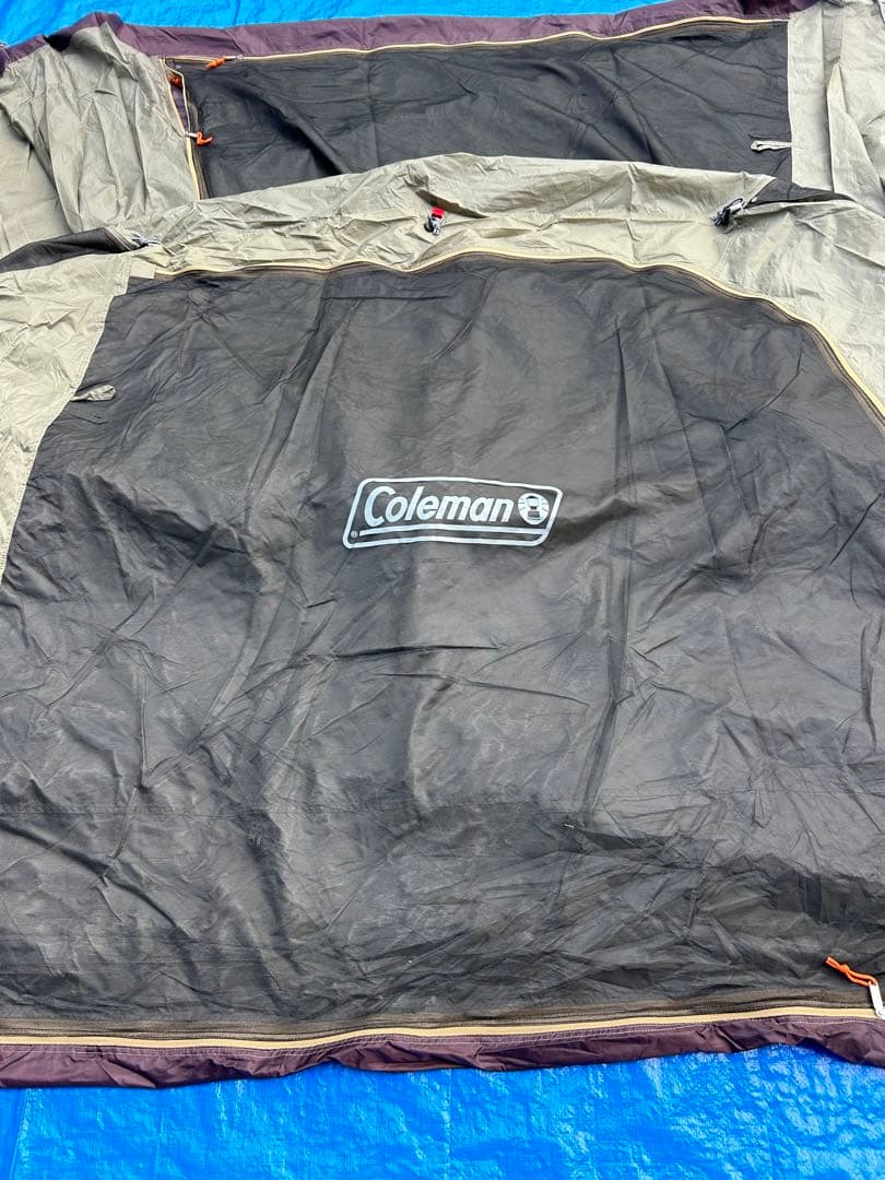 【美品】コールマン タフスクリーン2ルームハウス オリーブ/ブラウン