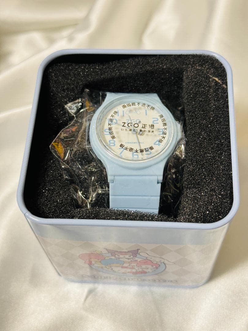 シナモンロール アナログ 水色 腕時計 限定 海外 コラボ