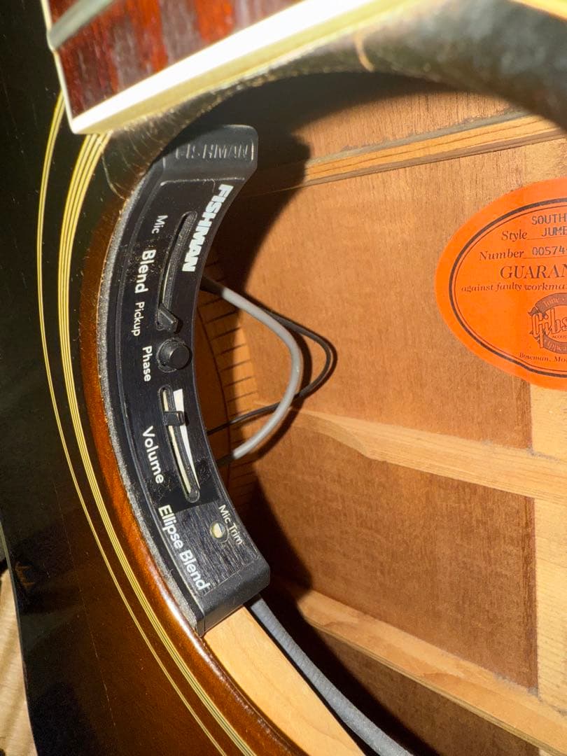 G*F様 Gibson Southern Jumbo ピックアップ付き
