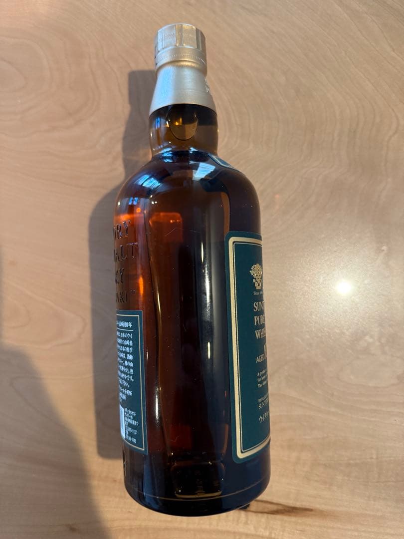 山崎ウイスキー　グリーンラベルPURE MALT10年