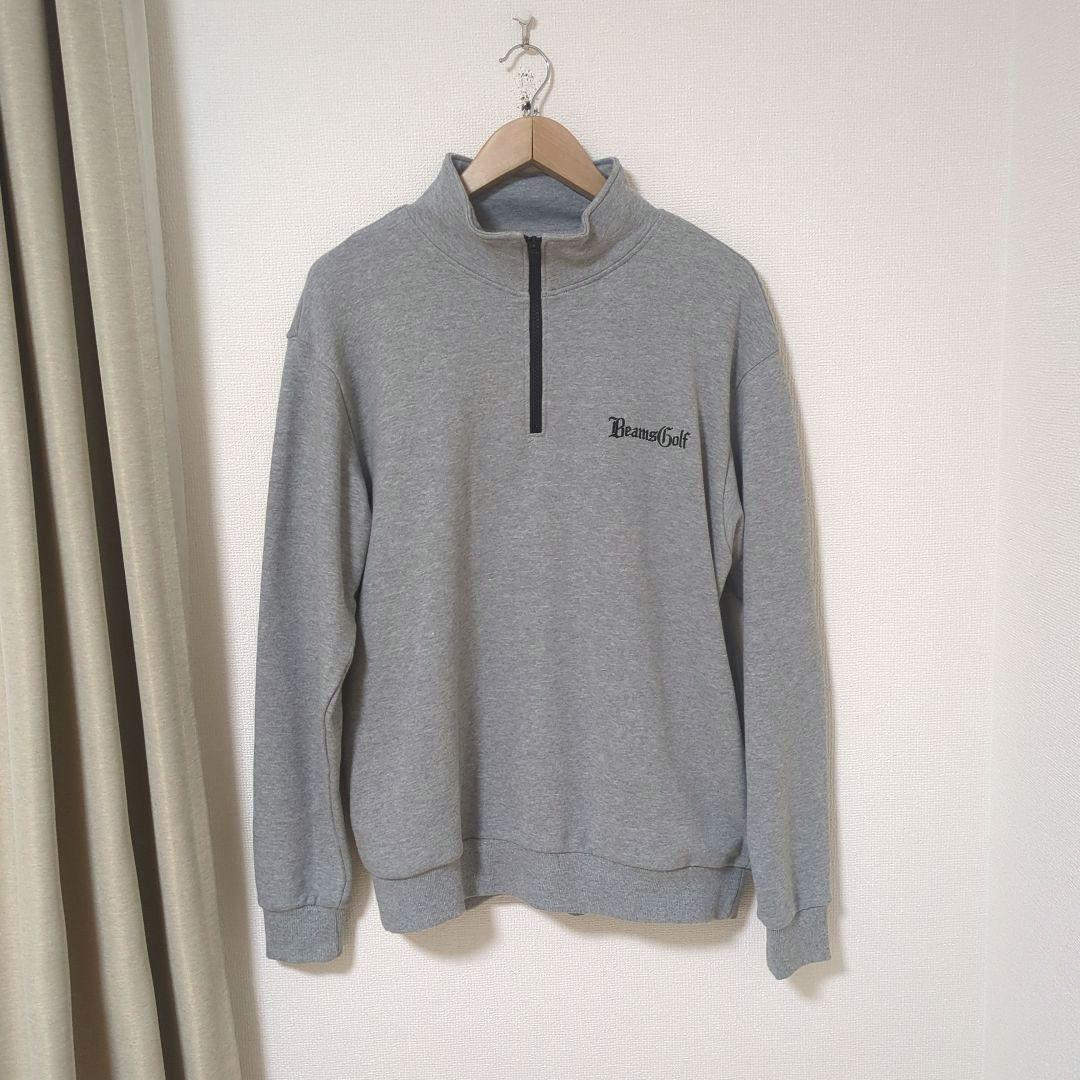 ★美品★BEAMS　GOLF　裏起毛ハーフジッププルオーバー　　サイズ　L
