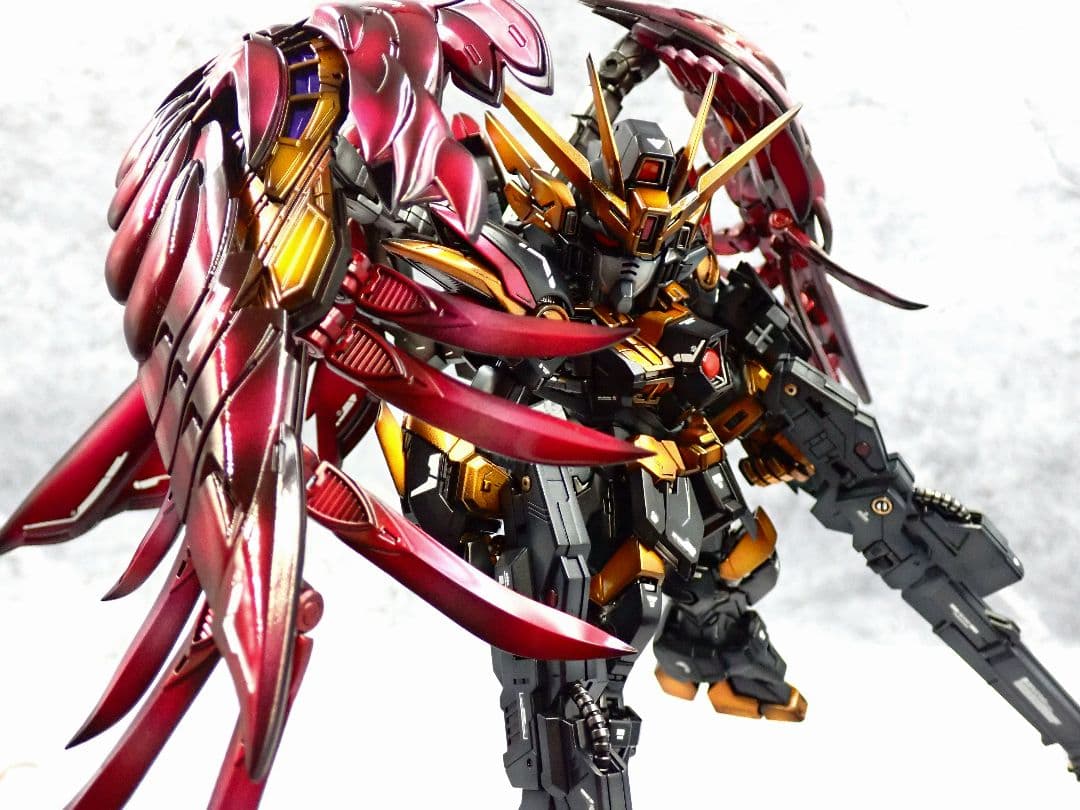 MGSD ウイングガンダムゼロ(EW) リベリオン 全塗装 ガンプラ完成品