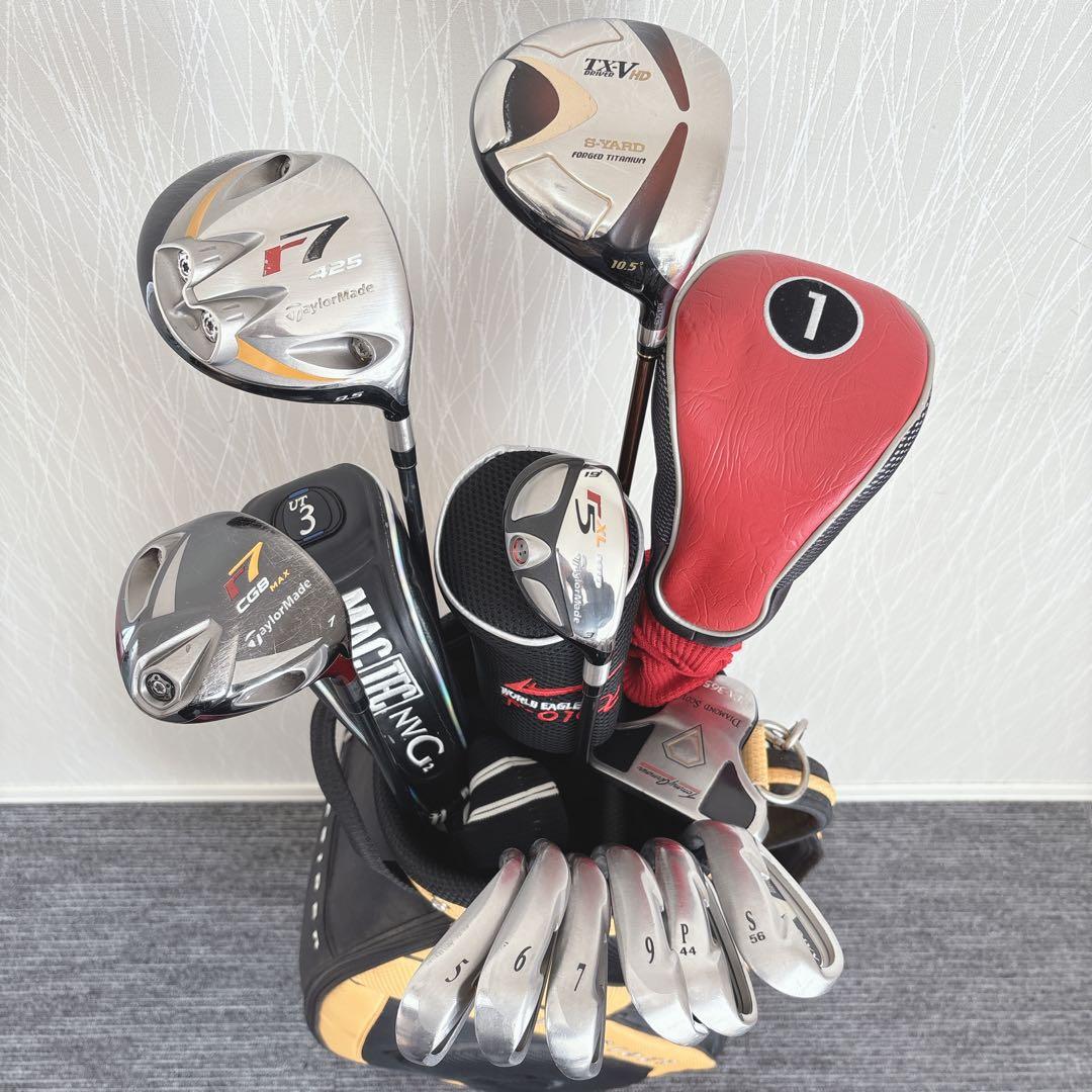 超豪華❗テーラーメイド/ゼクシオ★初心者用 メンズ ゴルフクラブセット