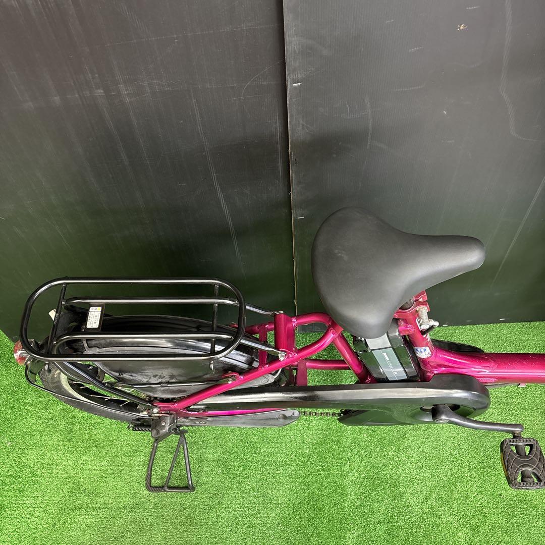 電動自転車 YAMAHA PAS kiss ピンク 3人乗り対応　30