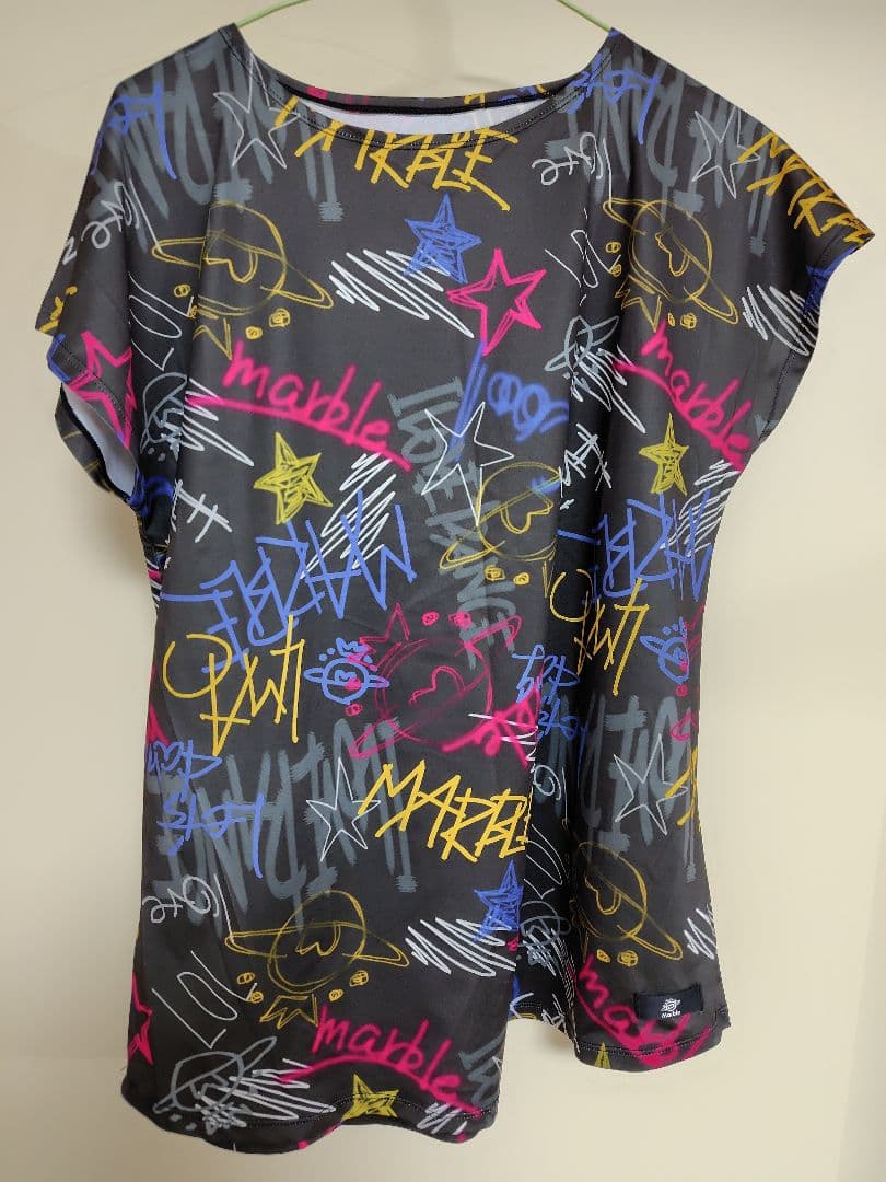 【ほぼ新品】Marble マーブル フィットネス トップス L