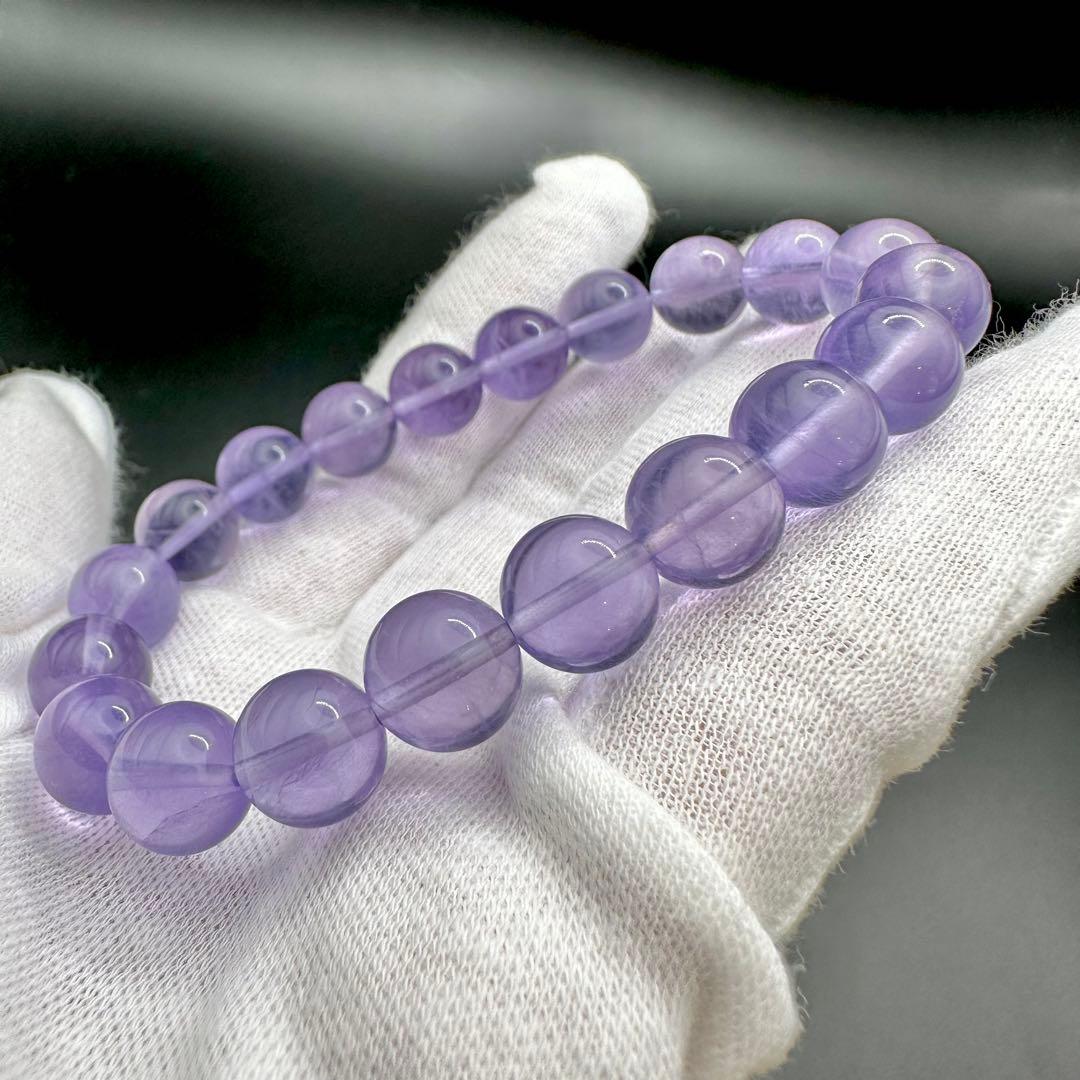 レアカラー！！　パープルフローライト　ブレスレット⑤