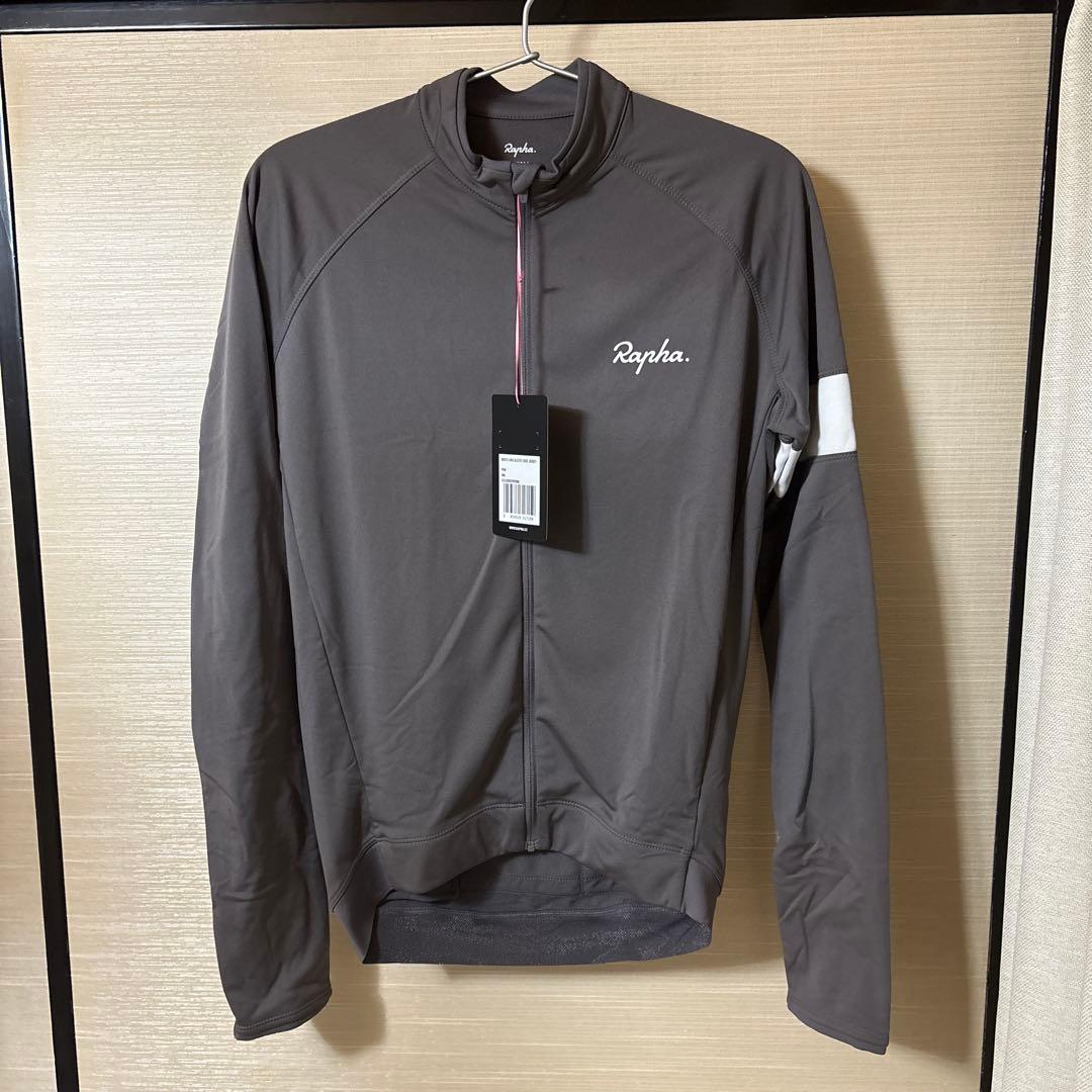 ラファ メンズ コア ロングスリーブ ジャージ 灰色系 Sサイズ