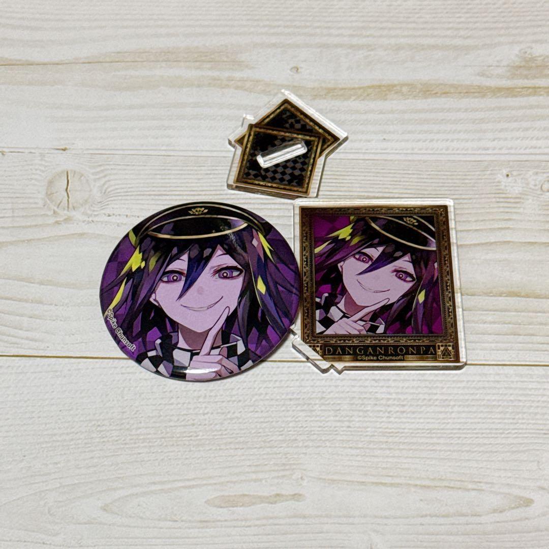 【値下げ】ダンガンロンパV3 王馬小吉 イラストレーターコラボ缶バッジ/アクスタ