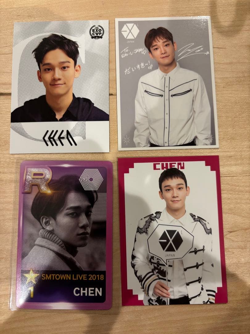 EXO CHEN チェン グッズ まとめ売り CD うちわ ポスター