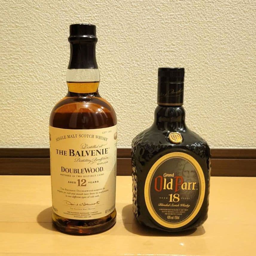 Balvenie DoubleWood 12年 & Old Parr 18年