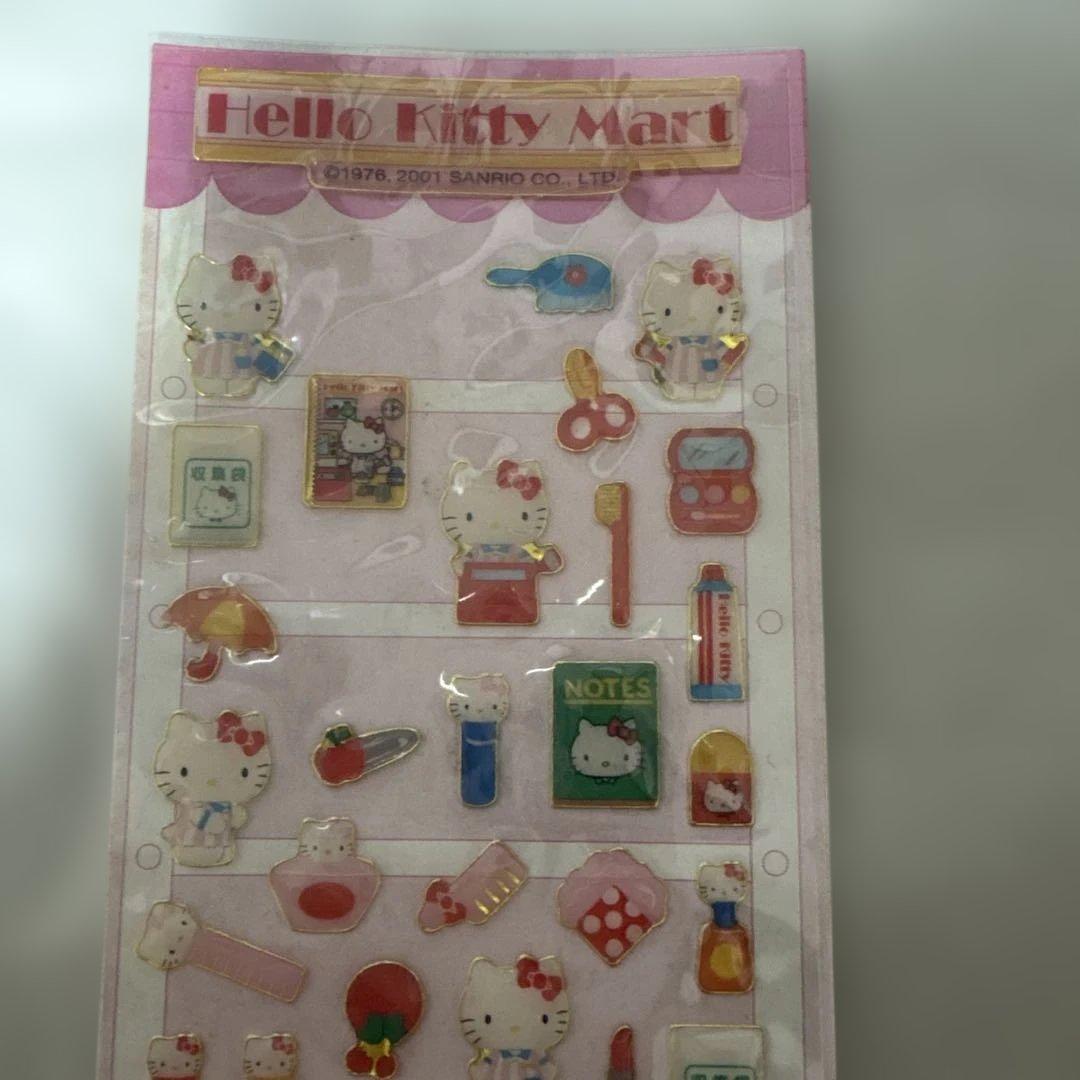 ハローキティ　レトロ　シール　2001年製