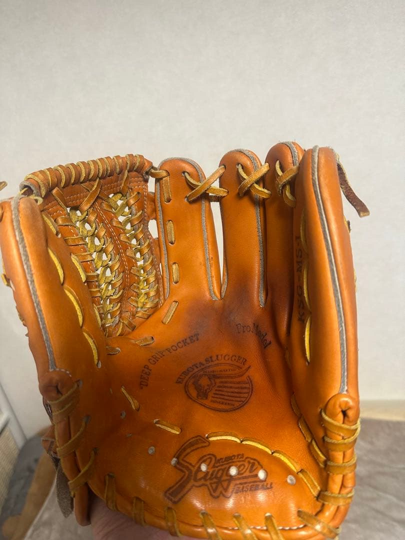 【Slugger】硬式グローブ オレンジ KSG-MS-1