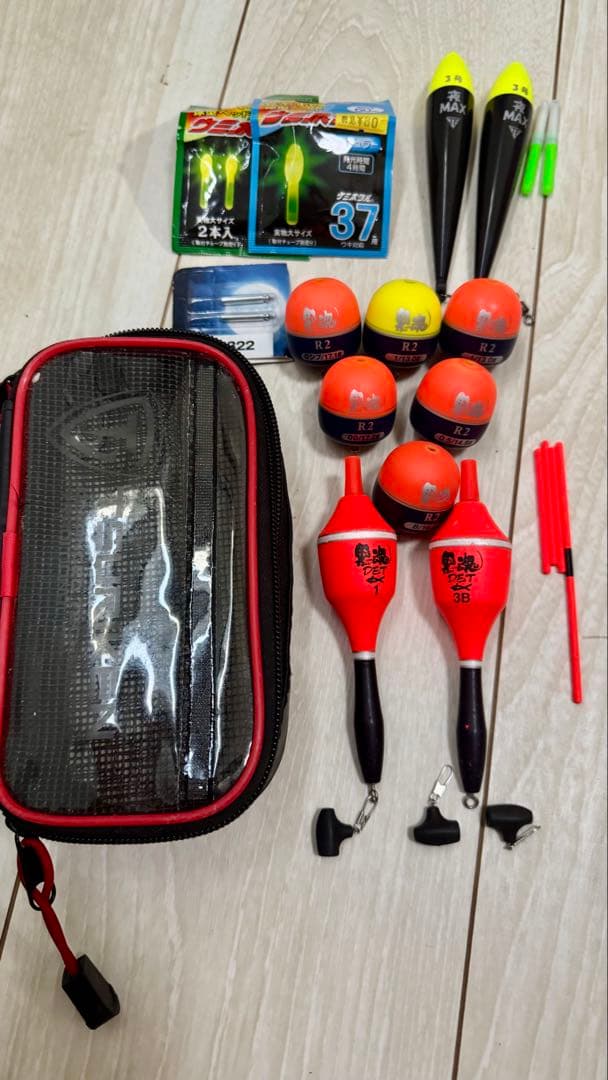 釣り道具（ハリス・ウキ）一式
