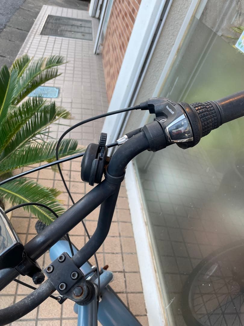 グレー ビーチクルーザー KB 自転車本体　レインボー　24インチ　おしゃれ