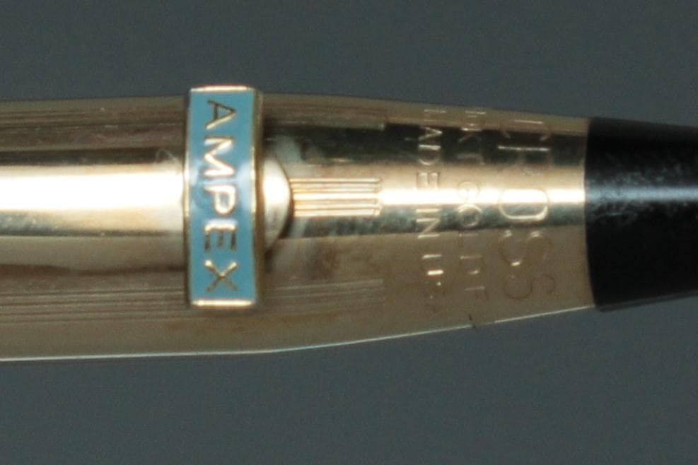 cross ampex 10金張り　サインペン　50年位前の物　芯交換必要