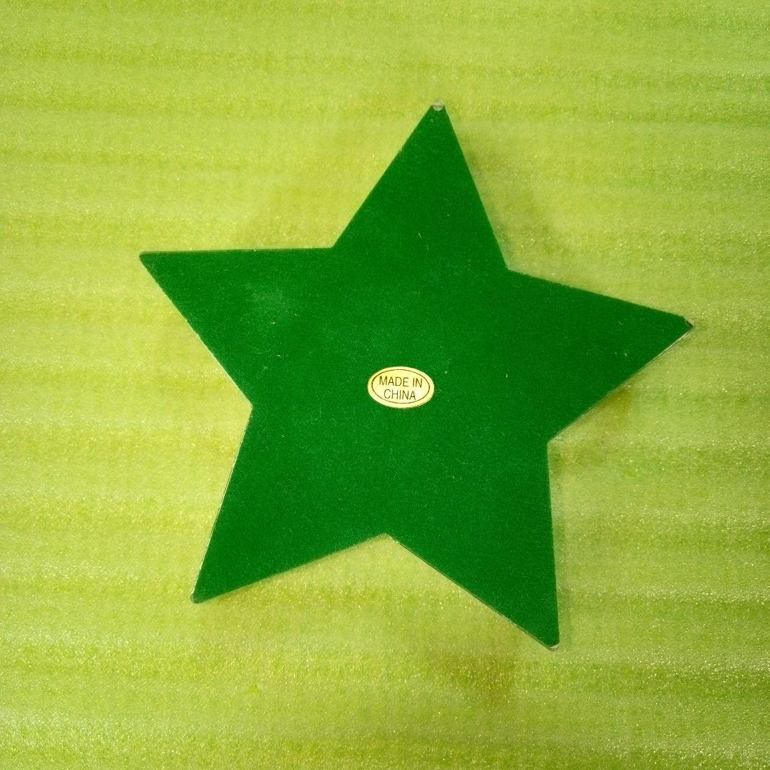 SOUVENIR PAPER WEIGHT　HOLLY WOOD　星形　星型