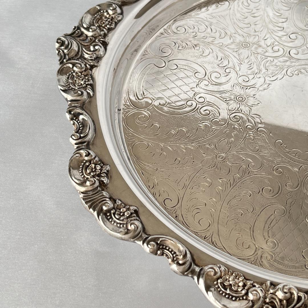 【Wallace】 Baroque ドリンク / カクテルトレー 25cm