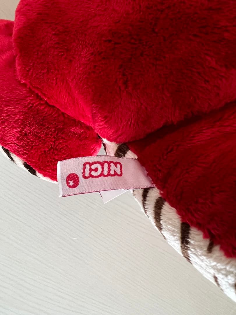 【入手困難美品】NICI ホワイトタイガー トラ ドラゴン ぬいぐるみ 大きめ