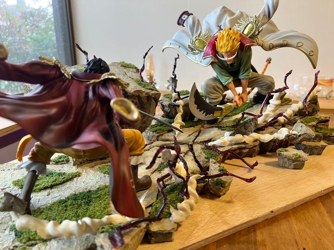 ワンピース ロジャーVS白ひげ　ジオラマフィギュア台座