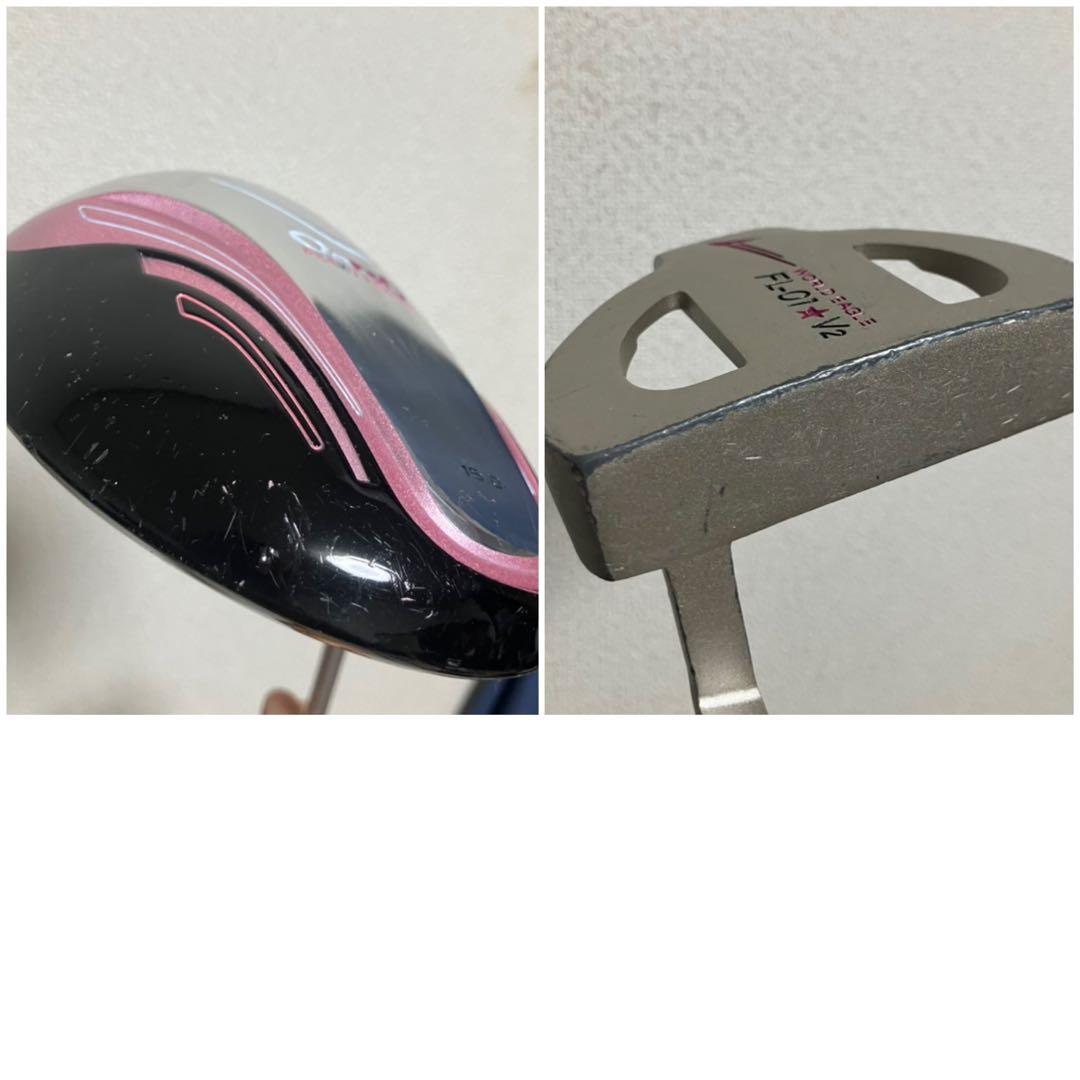 レディースゴルフセット OnreD/WORLDEAGLE他クラブ計8本バック付