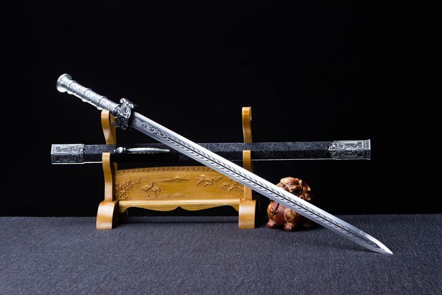 滅世古剣-高性能マンガン鋼 古兵器 武具　刀装具　日本刀　模造刀 居合刀