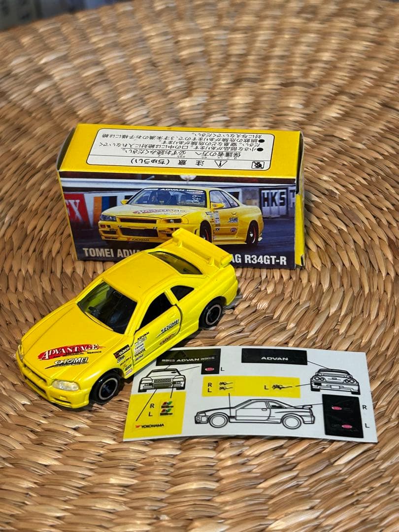 トミカ 日産スカイラインGTR R34 アイアイアド特注　アドバンテージ