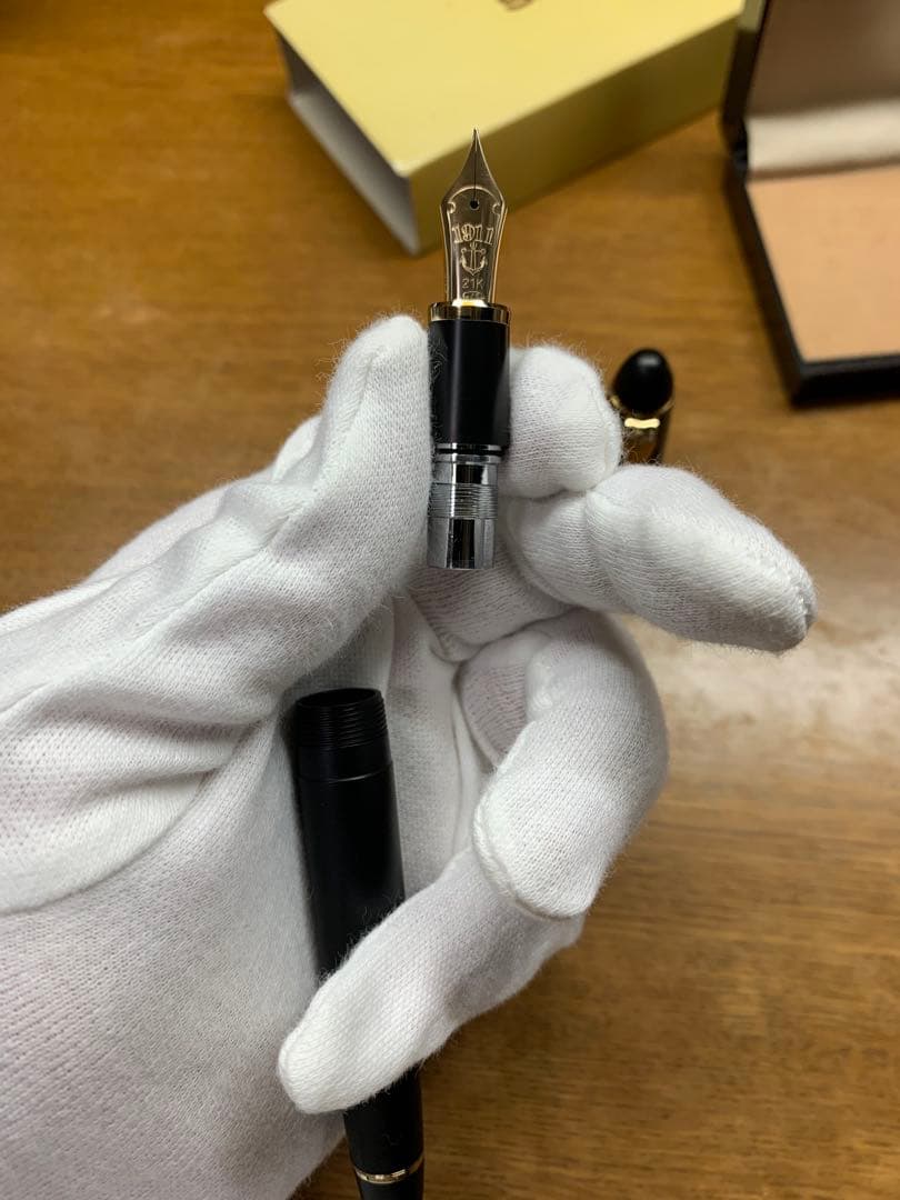 【美品】セーラー万年筆 21K金 ペン先 プロフィット80周年記念モデル