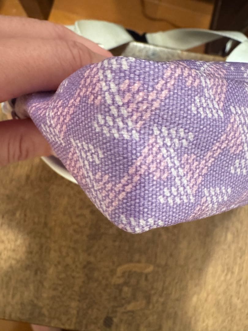 Resurrection 幾何学模様 アイクスno2 ウエストポーチ　パープル