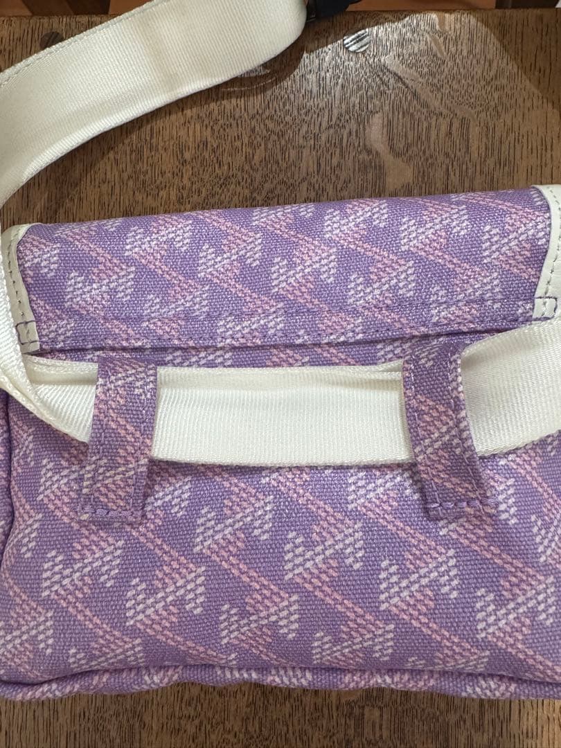 Resurrection 幾何学模様 アイクスno2 ウエストポーチ　パープル