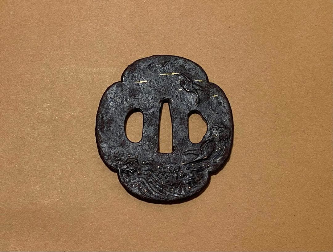 刀装具　鉄鍔　鐔　⑤ 武具　刀