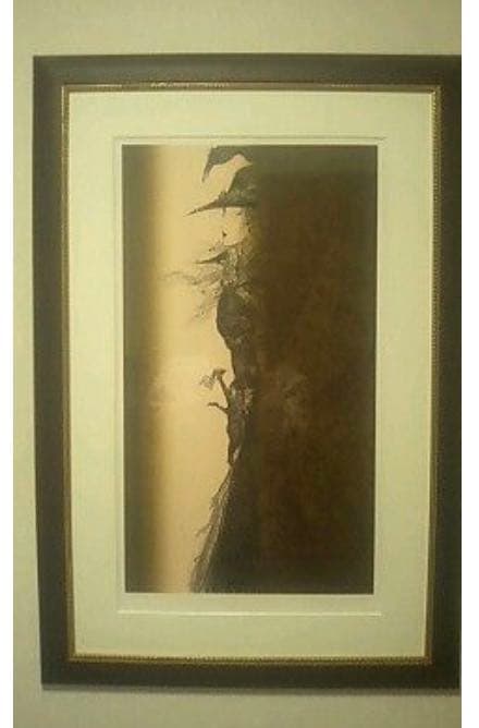 天野喜孝リトグラフ「レース」